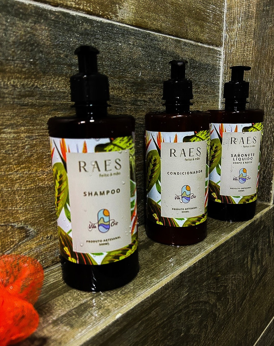 Área externa com rede