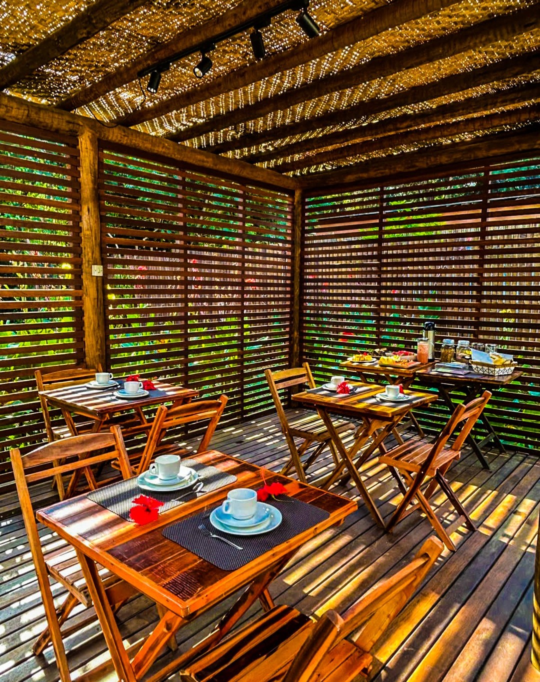 Vista aérea da ilha